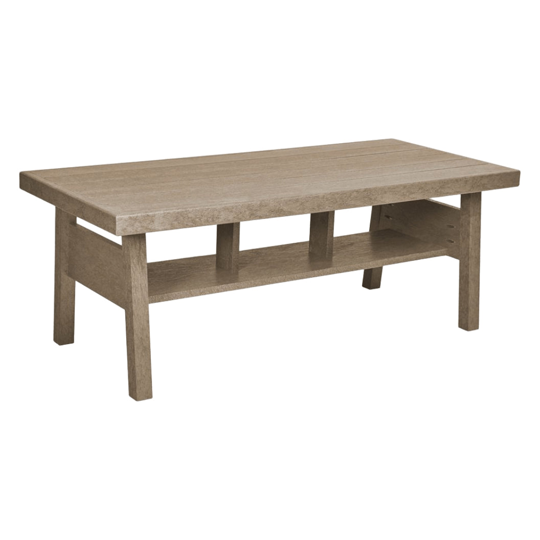 Table basse extérieure en plastique recyclé - Tofino DST287