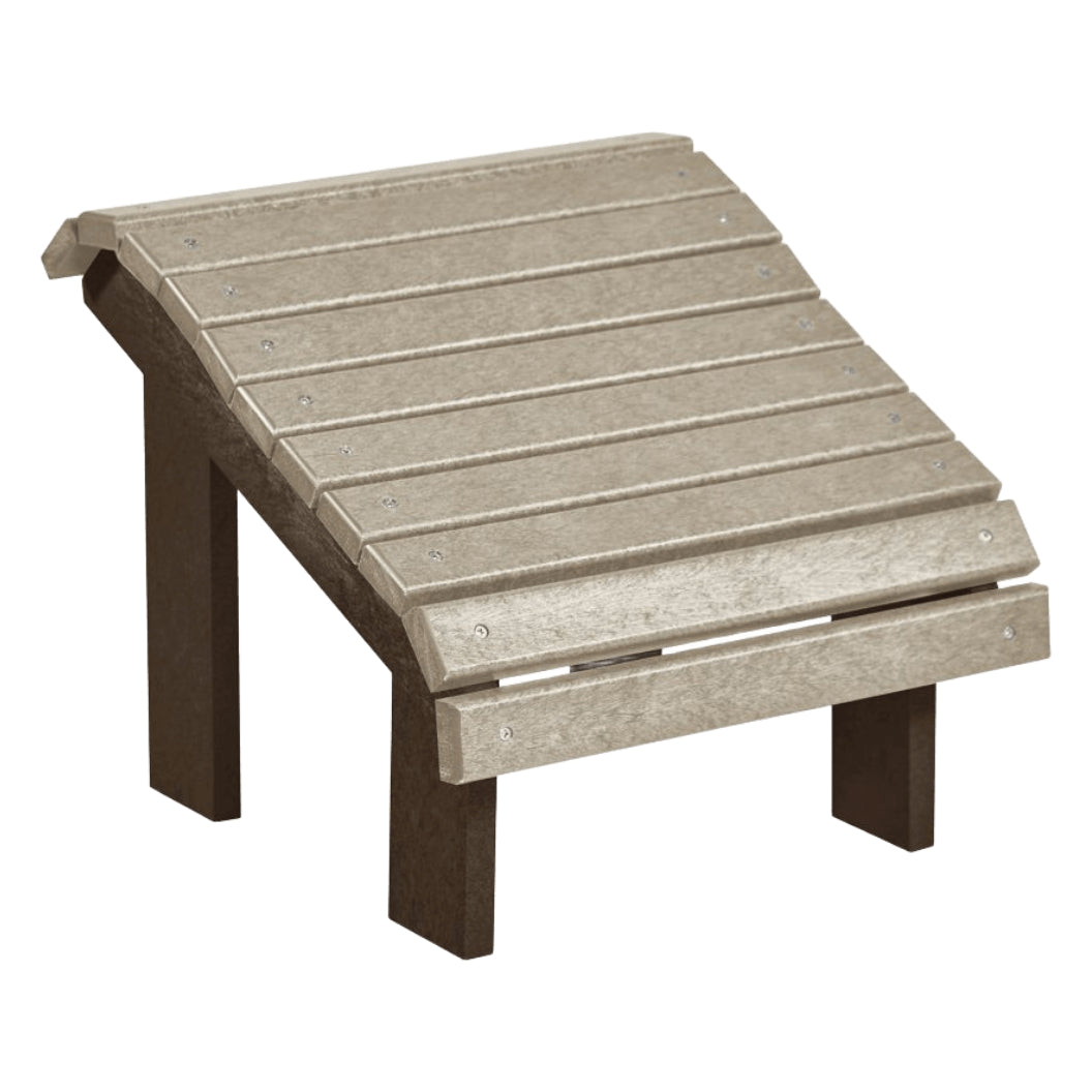 Repose-pieds extérieur en plastique recyclé - Premium F04