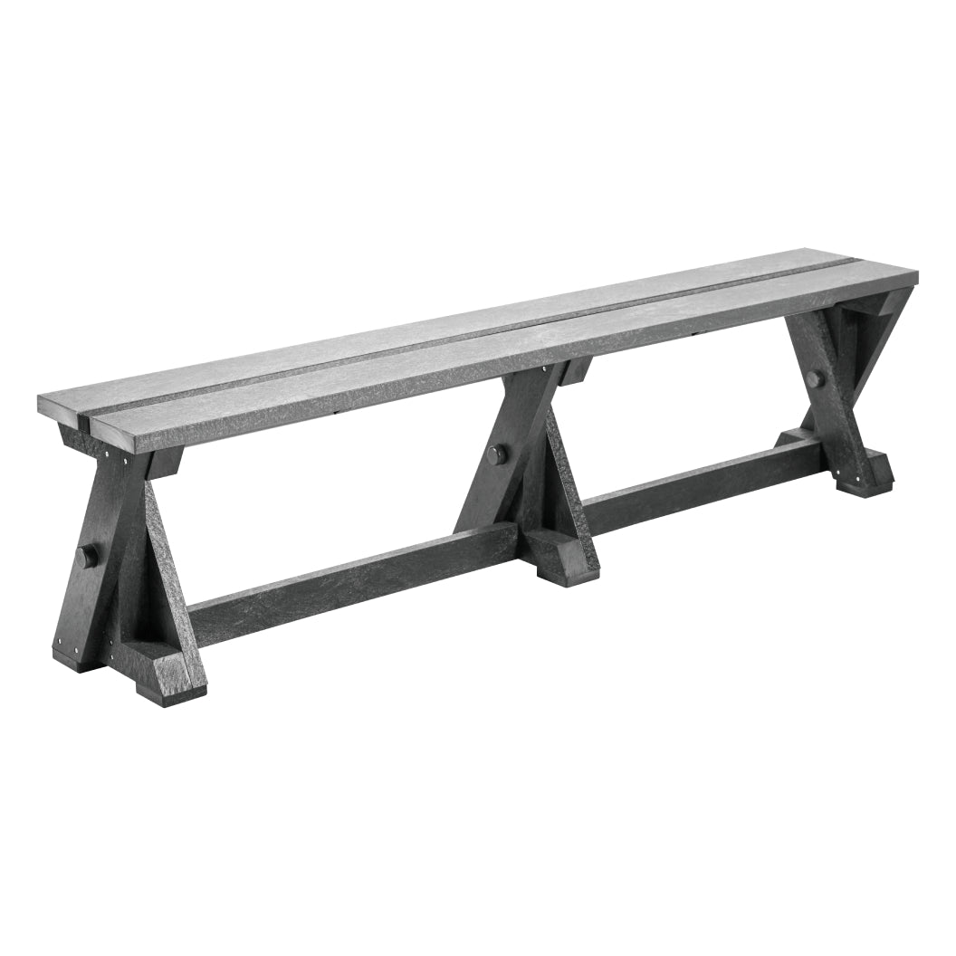 Banc extérieur en plastique recyclé - Harvest B201