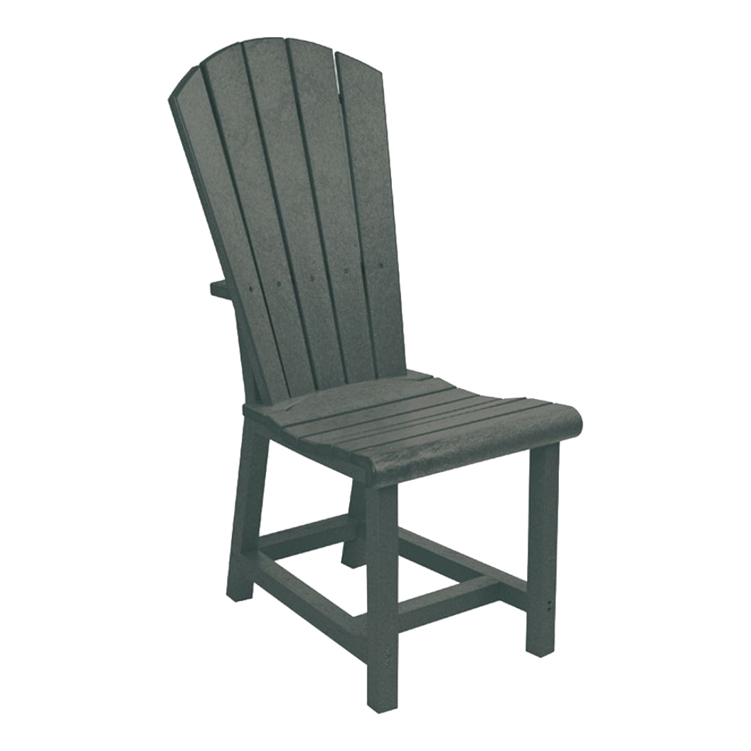 Chaise de salle à manger extérieure en plastique recyclé - Addy C11