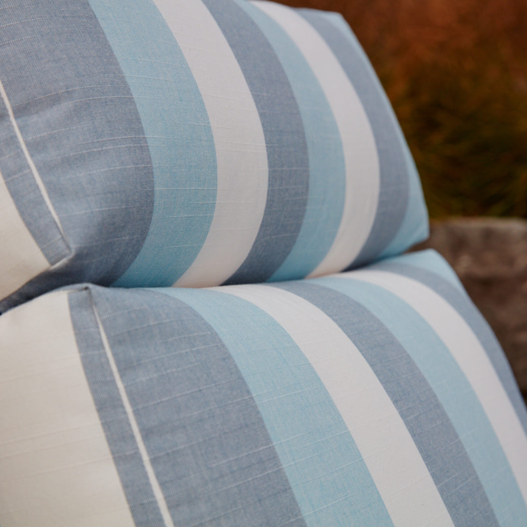 Ensemble de coussins à dossier haut d'extérieur en tissu Sunbrella - Deep Seating DSH21