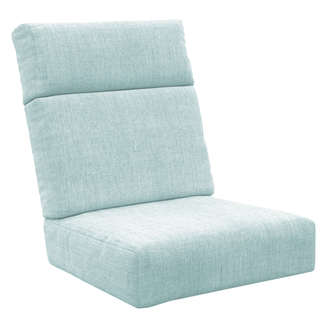 Ensemble de coussins à dossier haut d'extérieur en tissu Sunbrella - Deep Seating DSH21