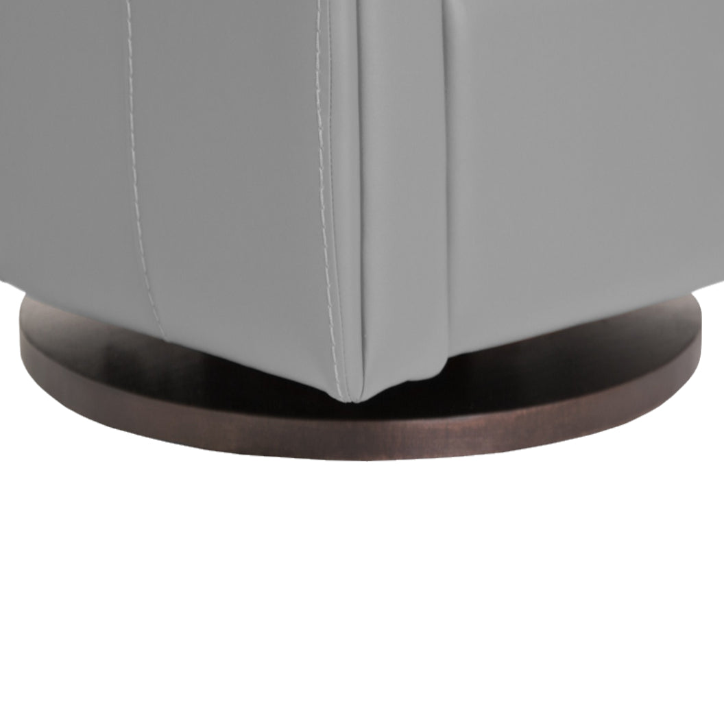 Fauteuil berçant, pivotant et motorisé en cuir - London