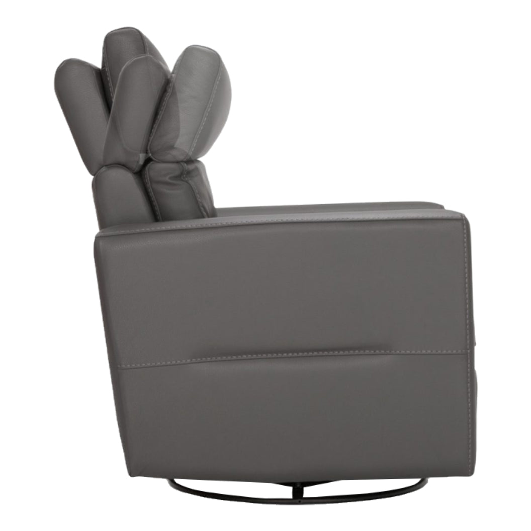 Fauteuil berçant, pivotant et motorisé en cuir - Portofino