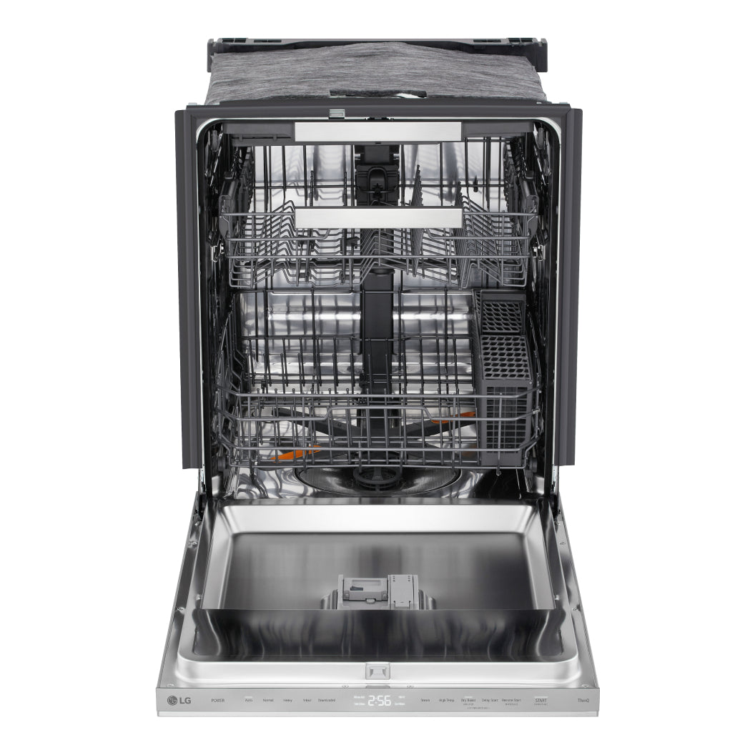 Lave-vaisselle encastrable 24 po, 46 dBA 3 paniers avec QuadWash™ Pro et nettoyage à la vapeur