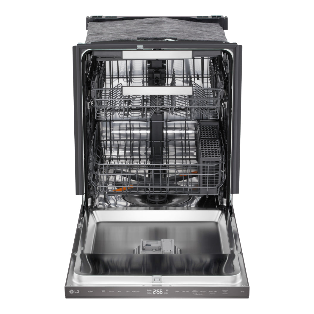 Lave-vaisselle encastrable 24 po, 46 dBA 3 paniers avec QuadWash™ Pro et nettoyage à la vapeur