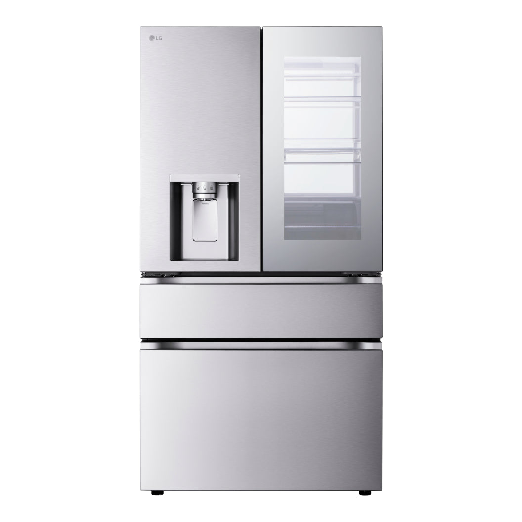 Réfrigérateur porte française 36 po, 29 pi³ 4 portes Inox avec InstaView, MyColor et Mini Craft Ice