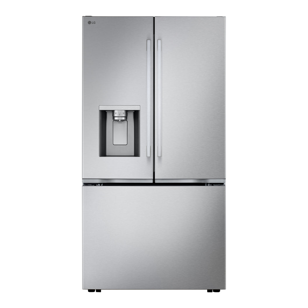 Réfrigérateur porte française à profondeur comptoir MAX™ 36 po, 23,7 pi³ 3 portes Inox avec Wi-Fi