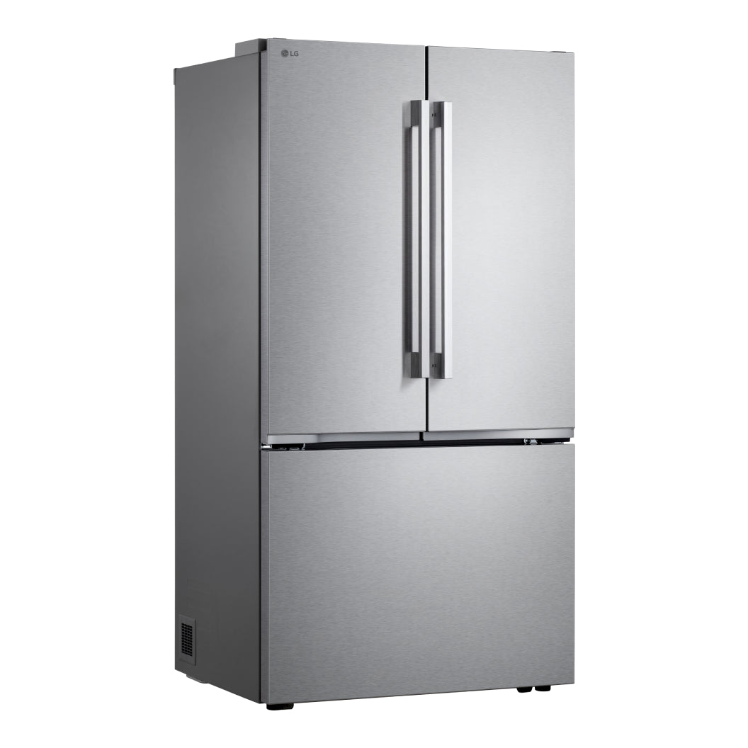 Réfrigérateur porte française à profondeur comptoir 36 po, 25 pi³ 3 portes Inox avec distributeur d'eau et Wi-Fi