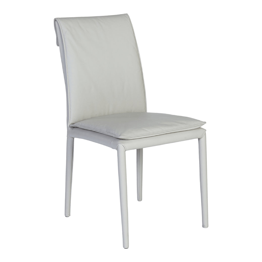 Chaise de salle à manger en cuir - Naomi