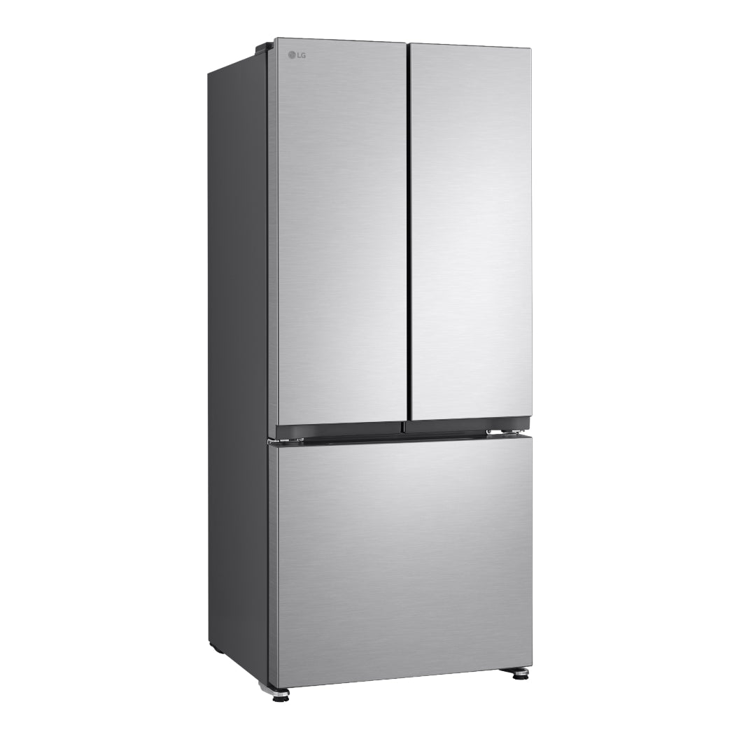 Réfrigérateur porte française à profondeur comptoir 30 po, 18 pi³ 3 portes Inox avec Wi-Fi