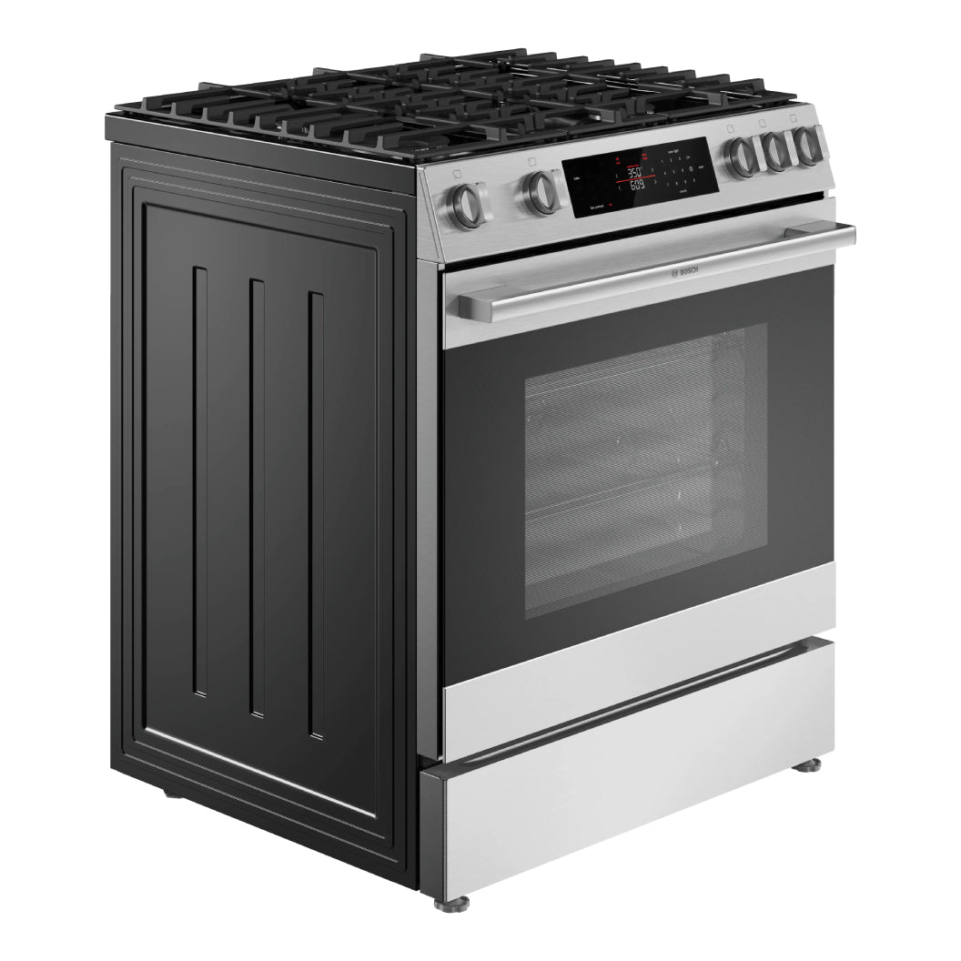 Cuisinière au gaz encastrable 30 po, 5,8 pi³ Inox avec Air Fry et Autonettoyage - Série 300