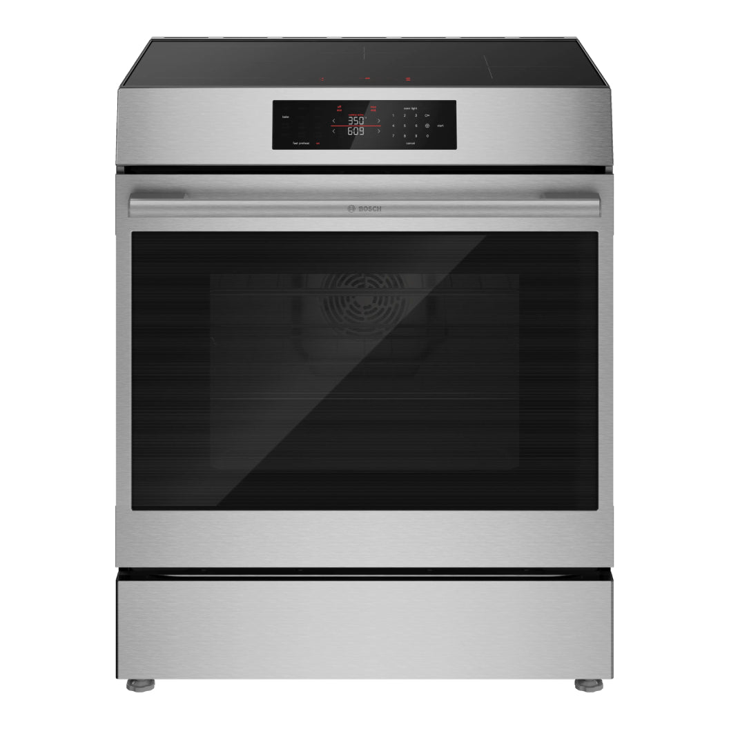 Cuisinière à induction encastrable 30 po, 5,8 pi³ Inox avec Anneau puissant "Boost" - Série 500