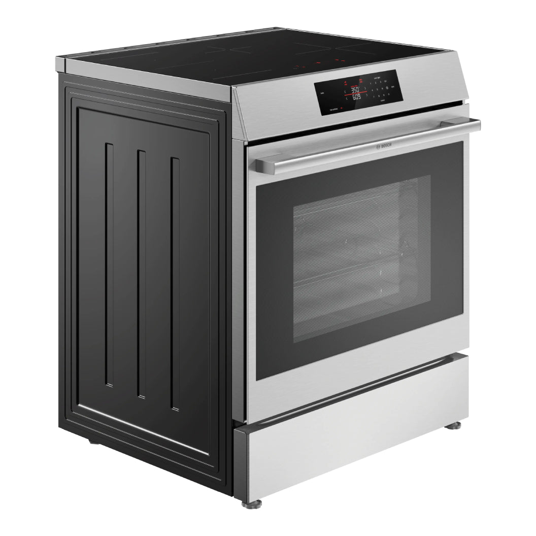 Cuisinière à induction encastrable 30 po, 5,8 pi³ Inox avec Anneau puissant "Boost" - Série 500