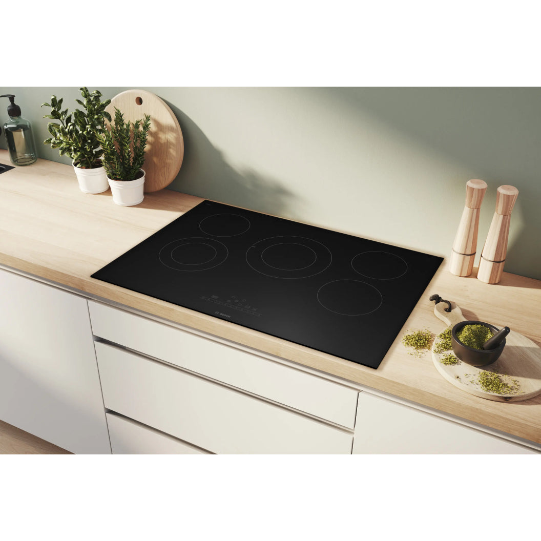 Plaque de cuisson électrique 30 po, Noir à 5 zones avec PreciseSelect™ - Série 800
