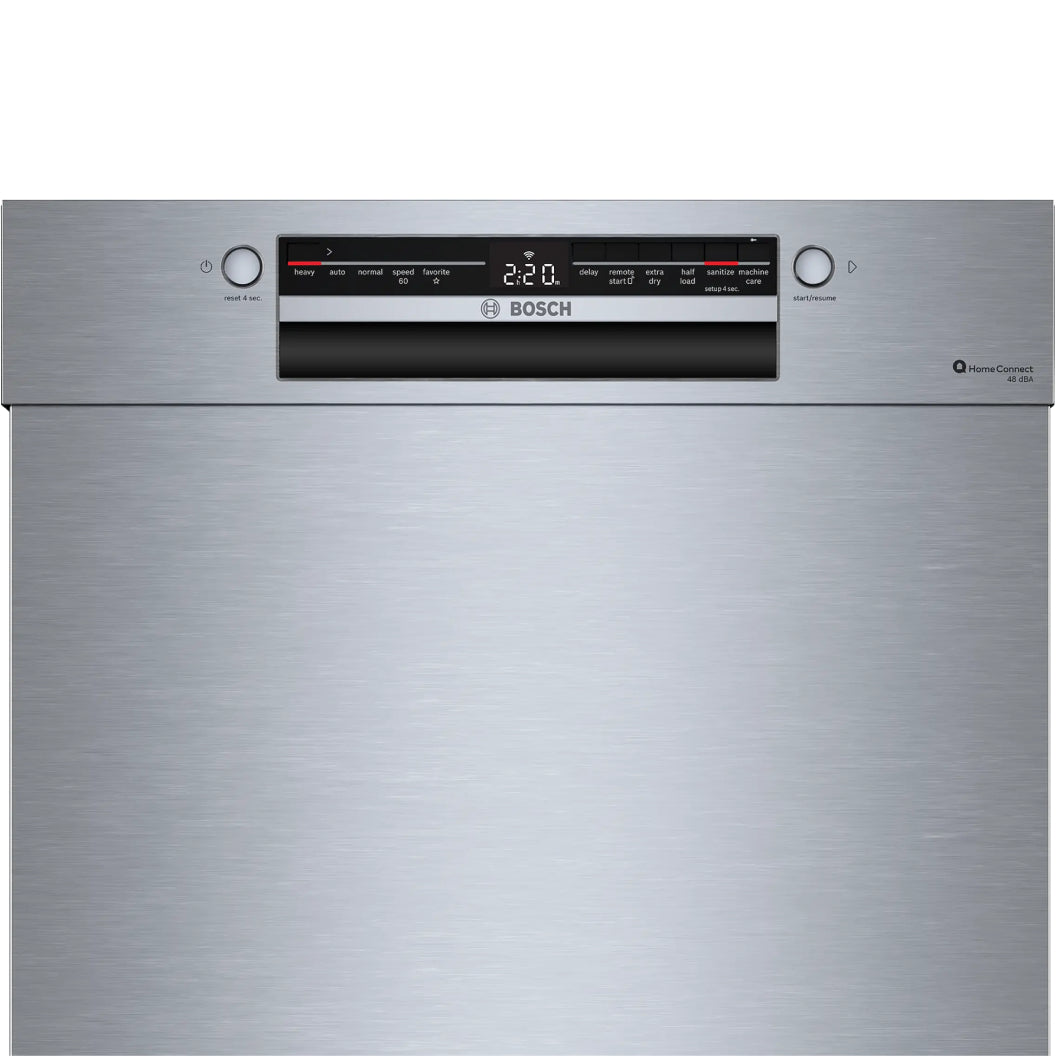 Lave-vaisselle encastrable 24 po, 48 dBA Inox avec PrecisionWash™ et Wi-Fi - Série 100