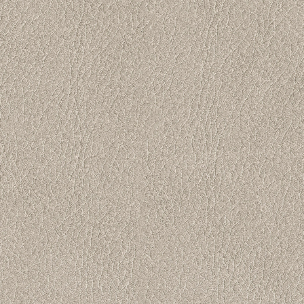 Sofa stationnaire en cuir beige pâle - Santorine