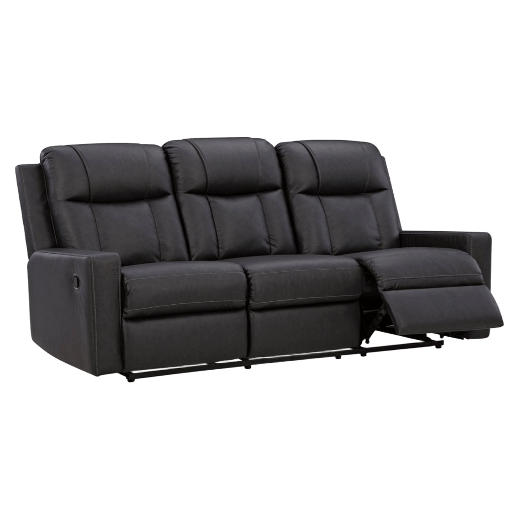 Sofa inclinable aspect cuir - Mackmenville