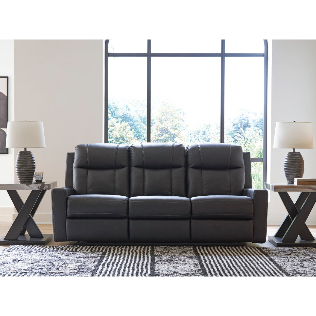 Sofa inclinable aspect cuir - Mackmenville