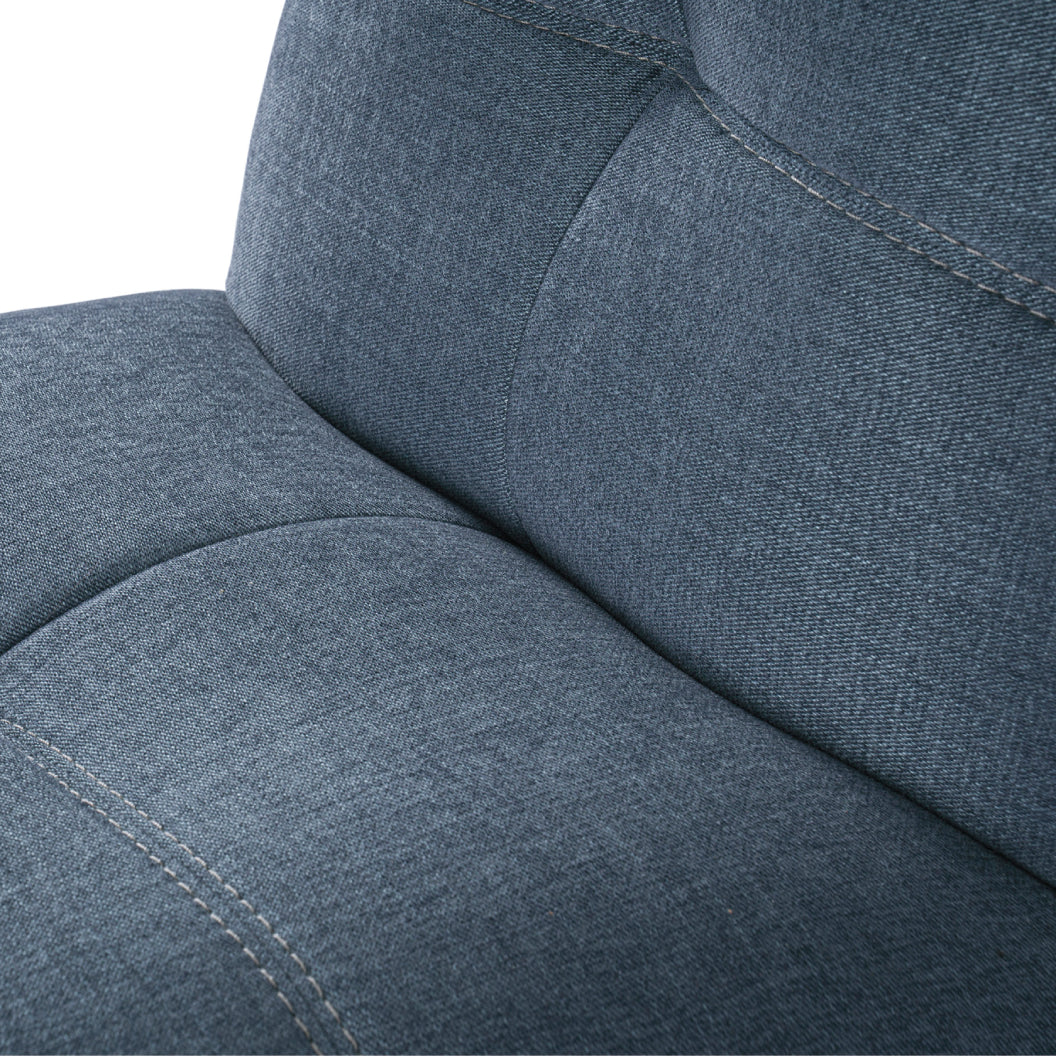 Fauteuil inclinable en tissu avec support flexible pour téléphone - Burlyton