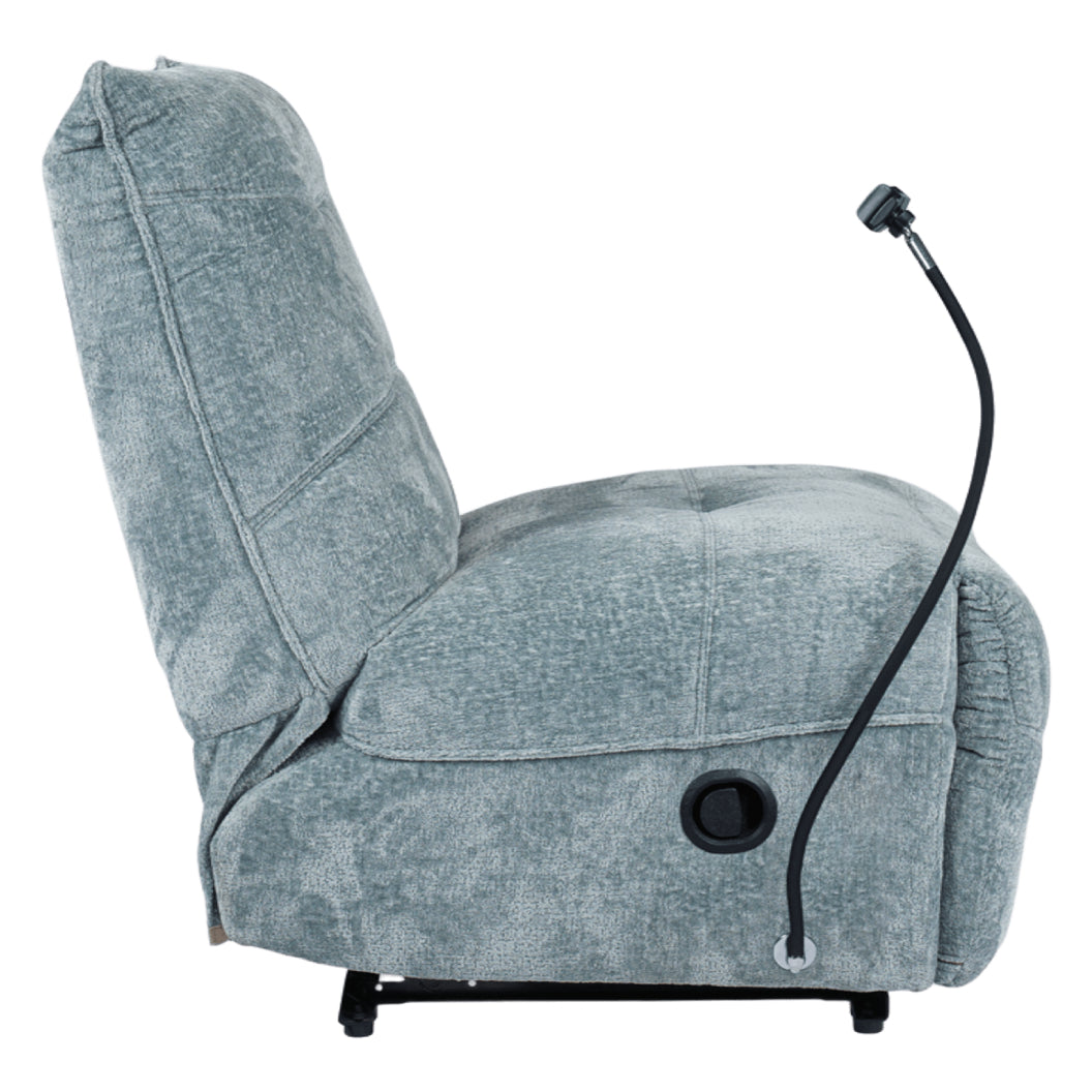 Fauteuil inclinable en tissu avec support flexible pour téléphone - Burlyton