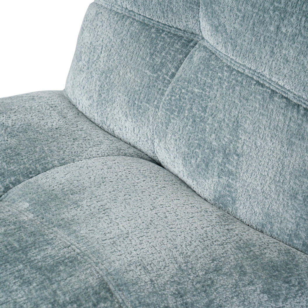 Fauteuil motorisé en tissu avec support flexible pour téléphone et chargeur sans fil - Burlyton