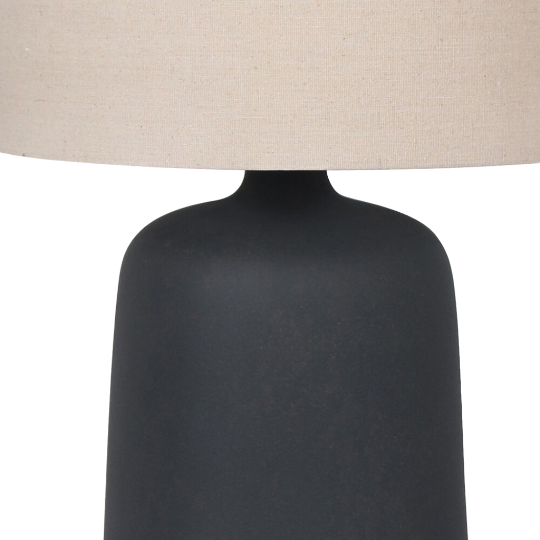 Lampe de table en métal noir 24 po - LL2205