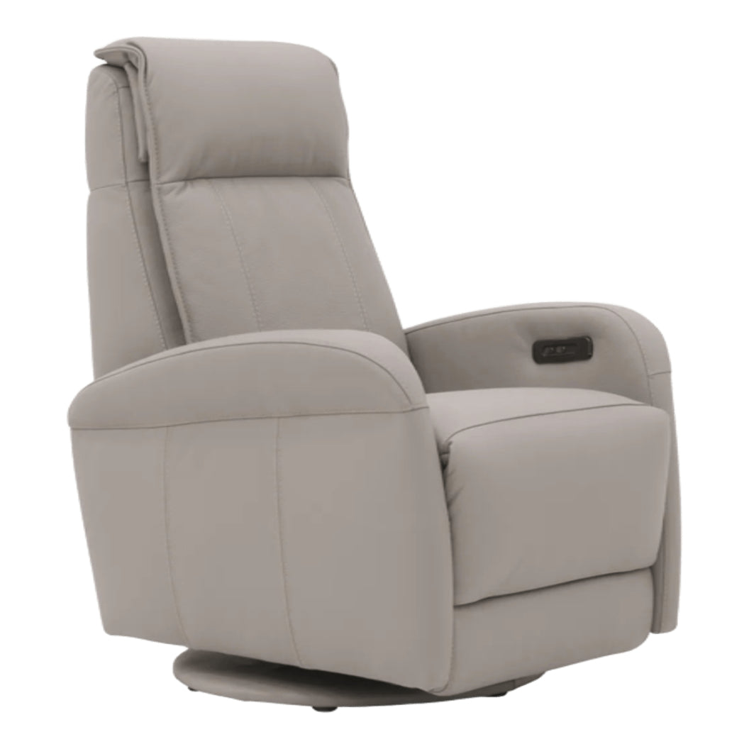 Fauteuil berçant, pivotant et motorisé en cuir - Florence F-17