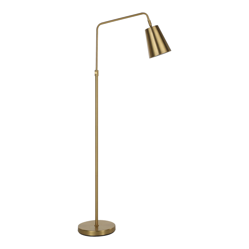 Lampe sur pied en fer laiton brossé 56,75 po - Vidura
