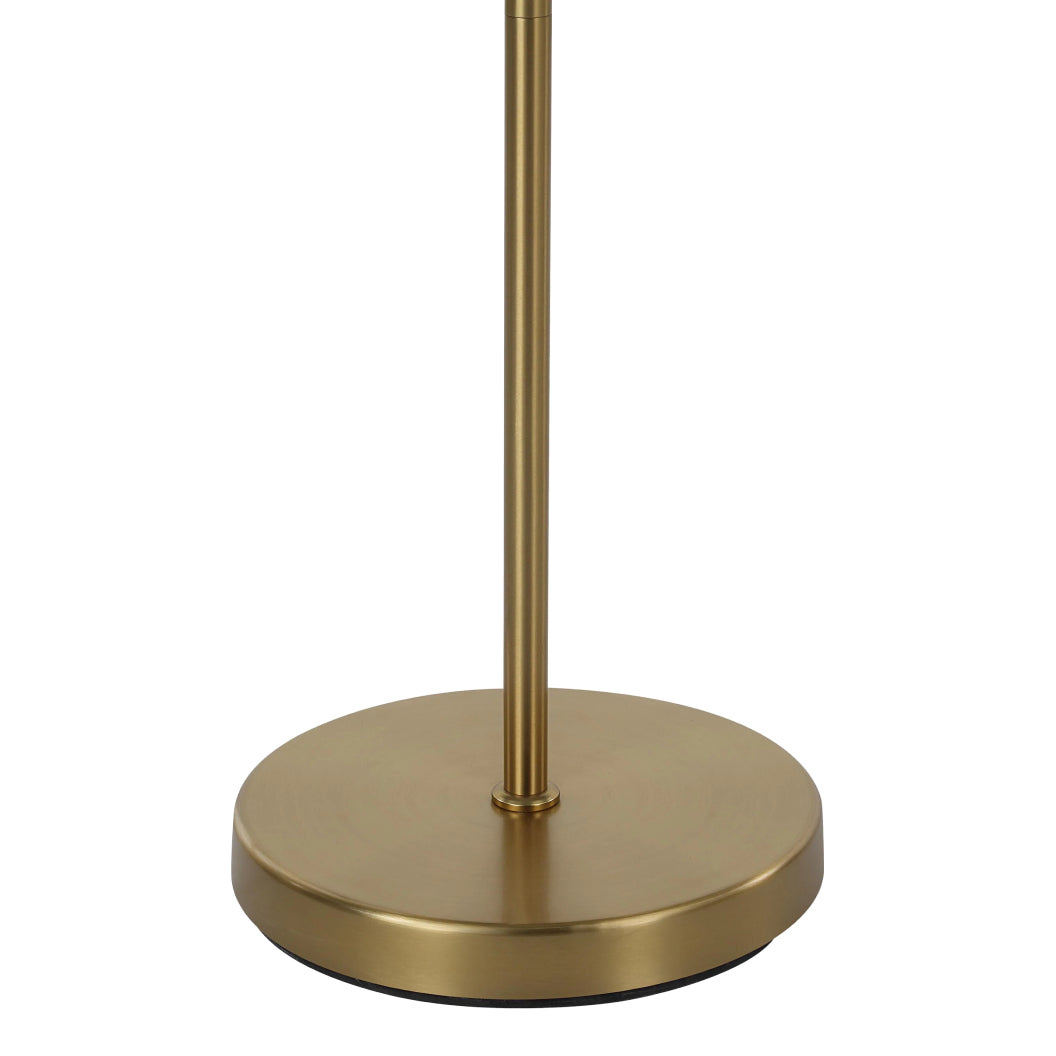 Lampe sur pied en fer laiton brossé 56,75 po - Vidura
