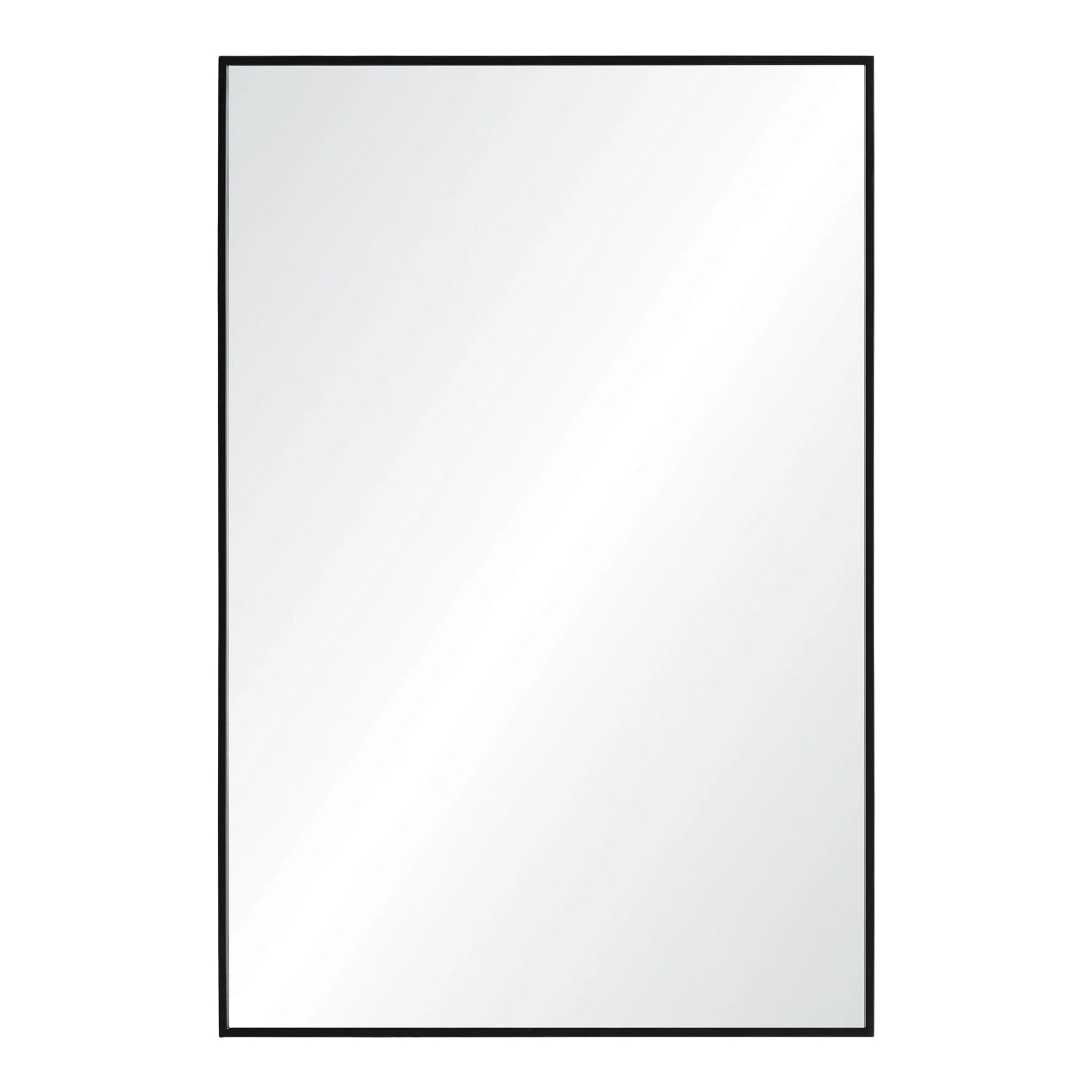 Miroir avec un cadre en fer noir 24 x 36 po - Reynolds
