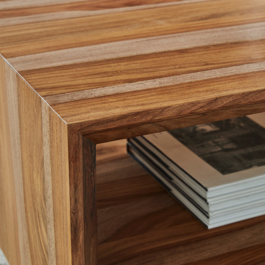 Table basse en bois/MDF brun naturel - Dressonni
