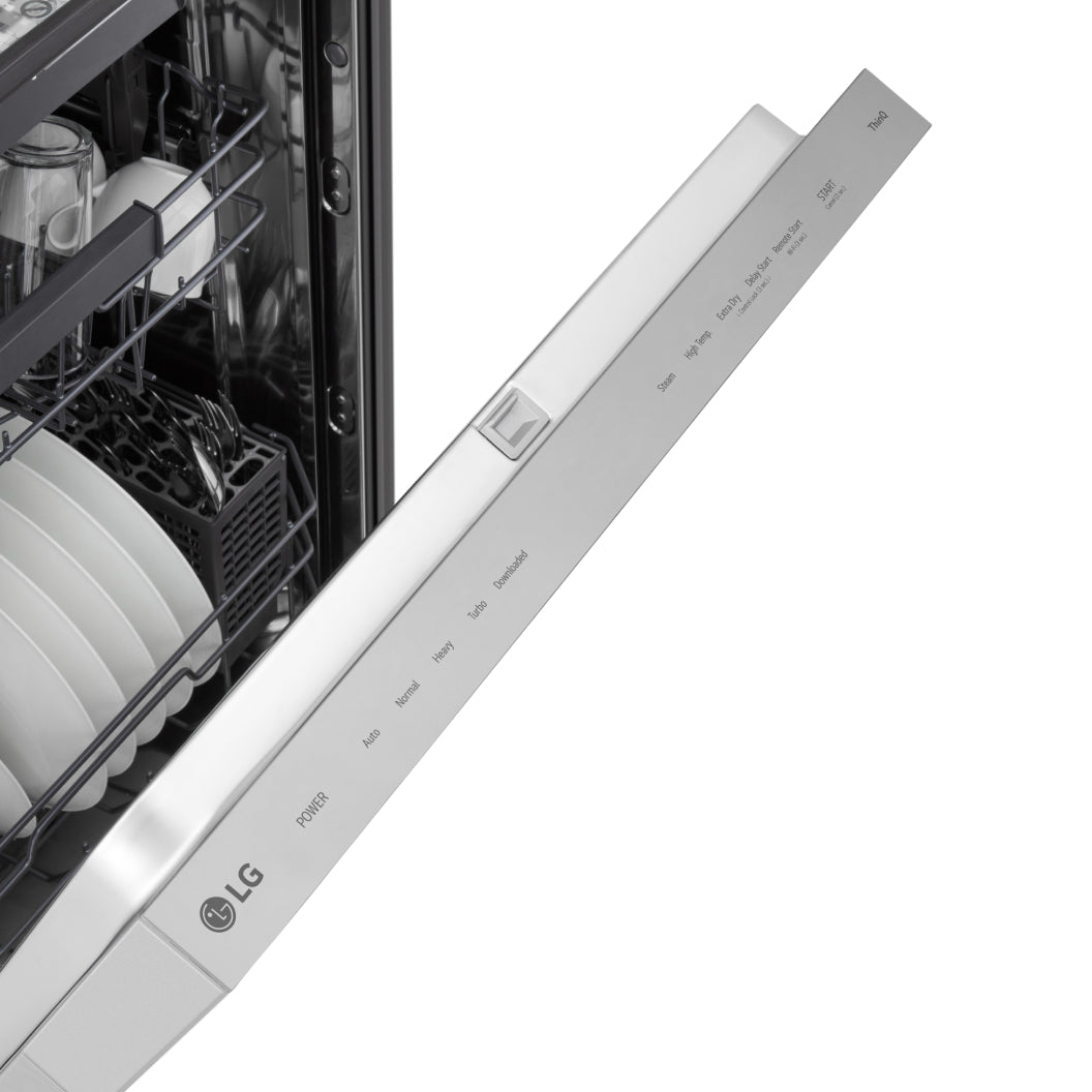 Lave-vaisselle encastrable 24 po, 46 dBA Inox 3 paniers avec QuadWash™ Pro et AutoVentDry™