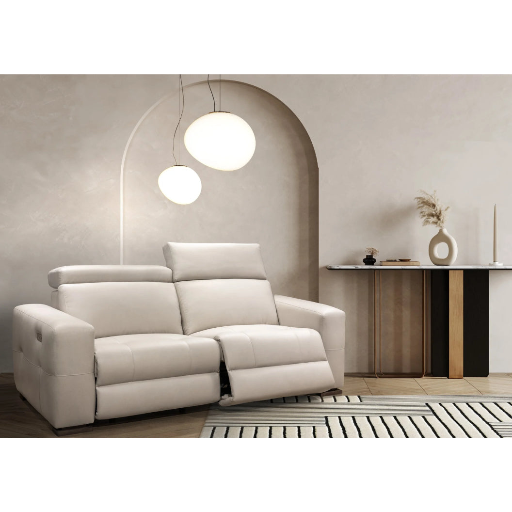 Sofa condo inclinable motorisé en tissu - Dante
