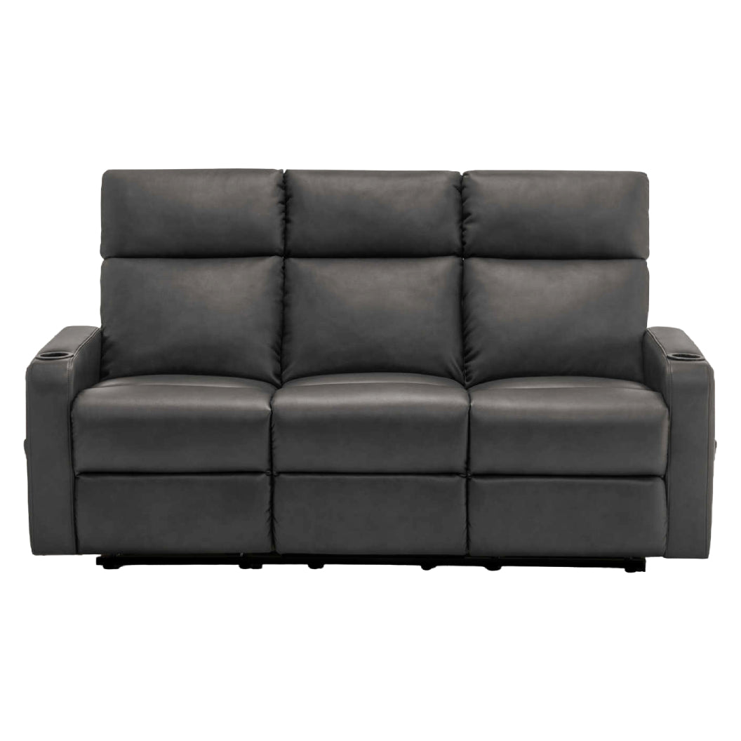 Sofa inclinable en tissu ou aspect cuir