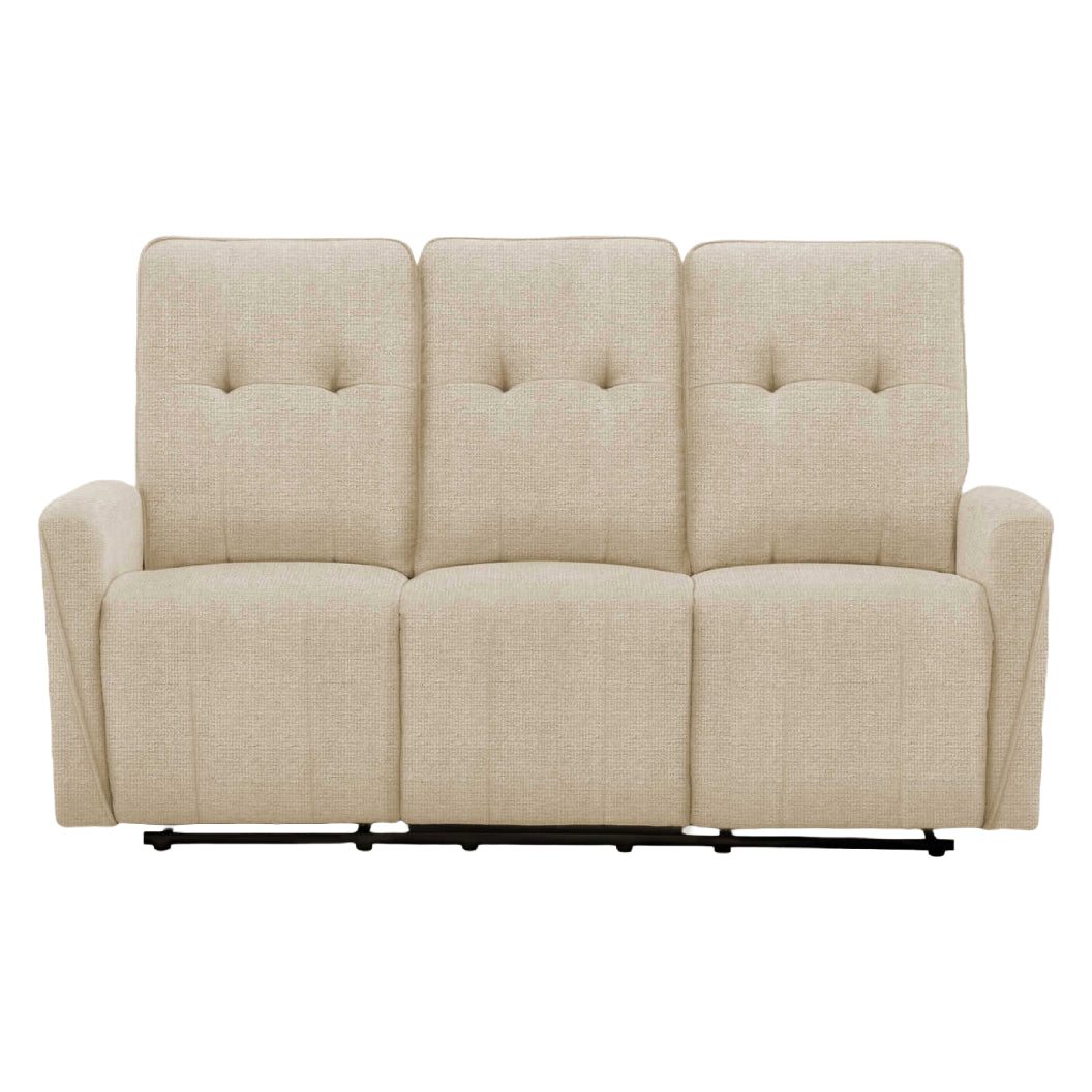 Sofa motorisé en tissu avec ports USB intégrés