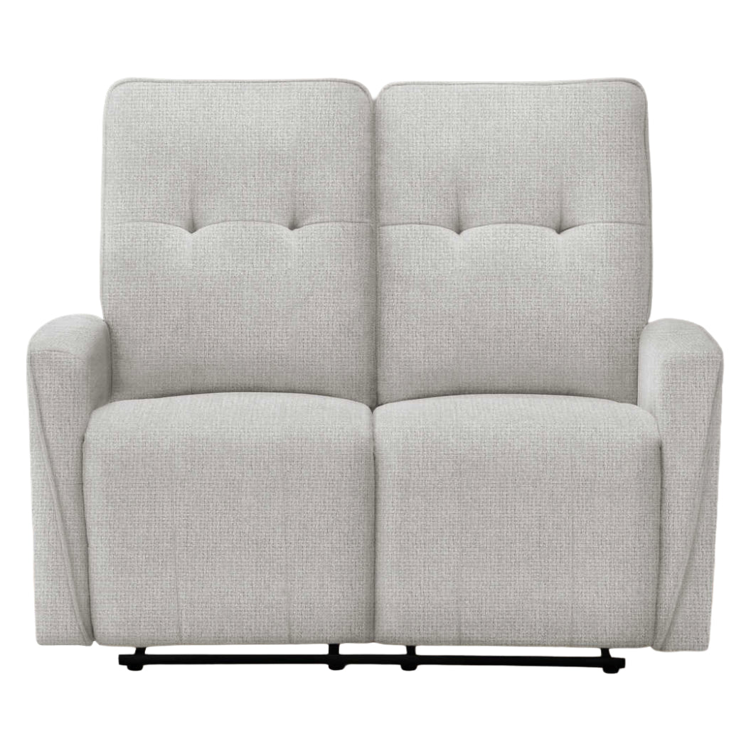 Causeuse motorisée en tissu avec ports USB intégrés