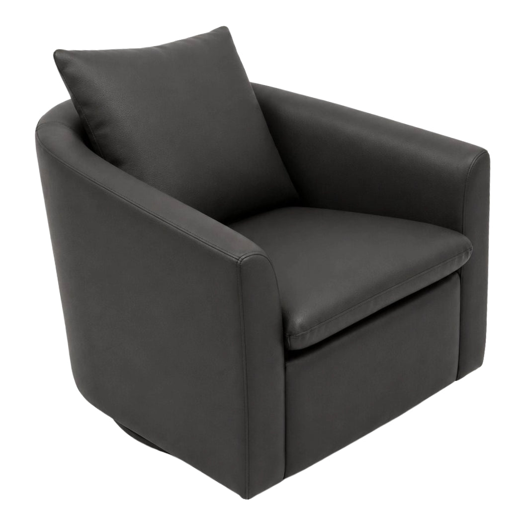 Fauteuil pivotant en tissu - Evan