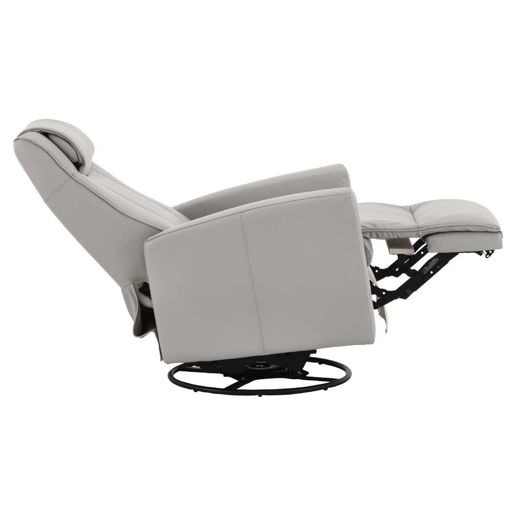 Fauteuil berçant, pivotant et inclinable motorisé en cuir - 2560