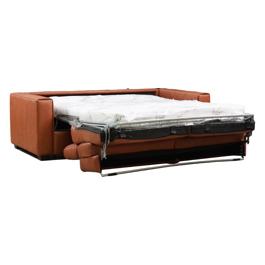 Sofa-lit en cuir avec matelas 60 po - Dream