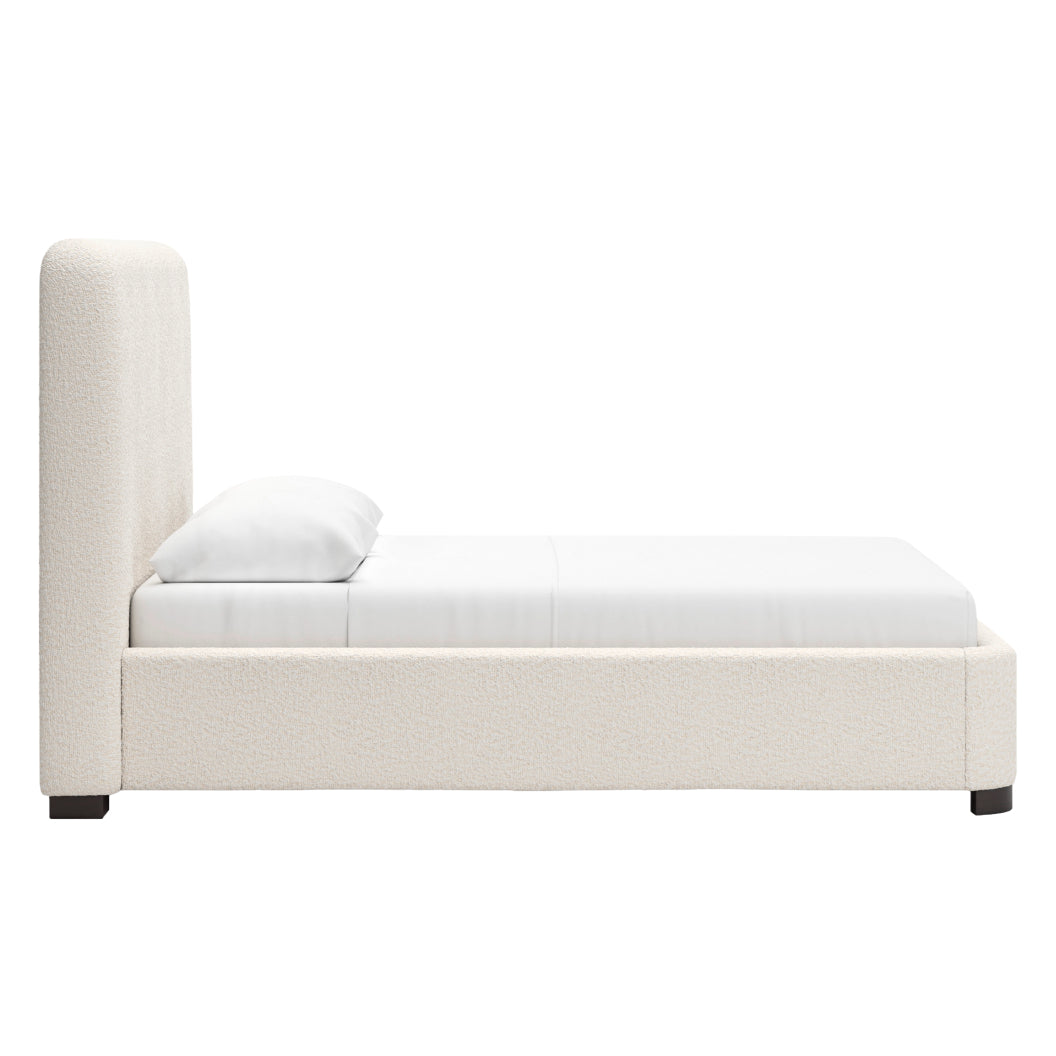 Lit complet rembourré en tissu Next-Gen Nuvella beige pâle Grand / Très grand - Brintstreet