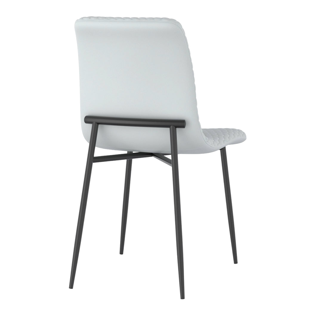Chaise de salle à manger rembourrée aspect cuir - Brixx
