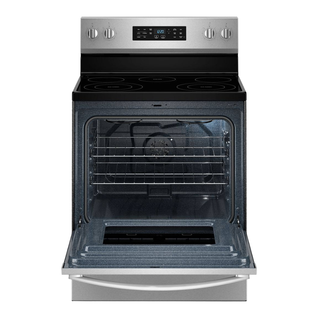 Cuisinière électrique 30 po, 5,3 pi³ Inox avec Éléments FlexHeat™, Air Fry sans préchauffage et Convection