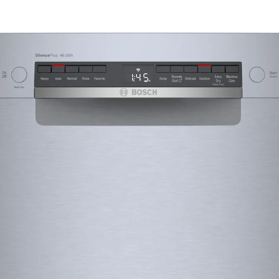 Lave-vaisselle encastrable 18 po, 46 dBA Inox 3 paniers avec PrecisionWash®, PureDry® et Wi-Fi - Série 300