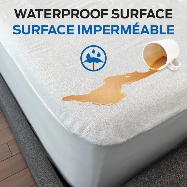 Protège-matelas réversible & imperméable en 6 grandeurs - Fusion