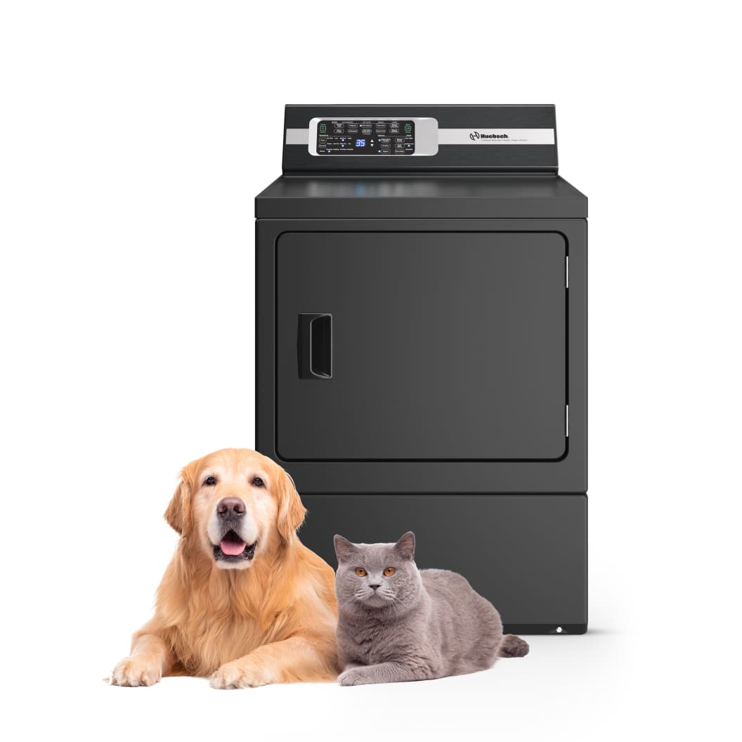 Sécheuse électrique DR7 7,0 pi³ avec vapeur et Pet Plus, Noir mat