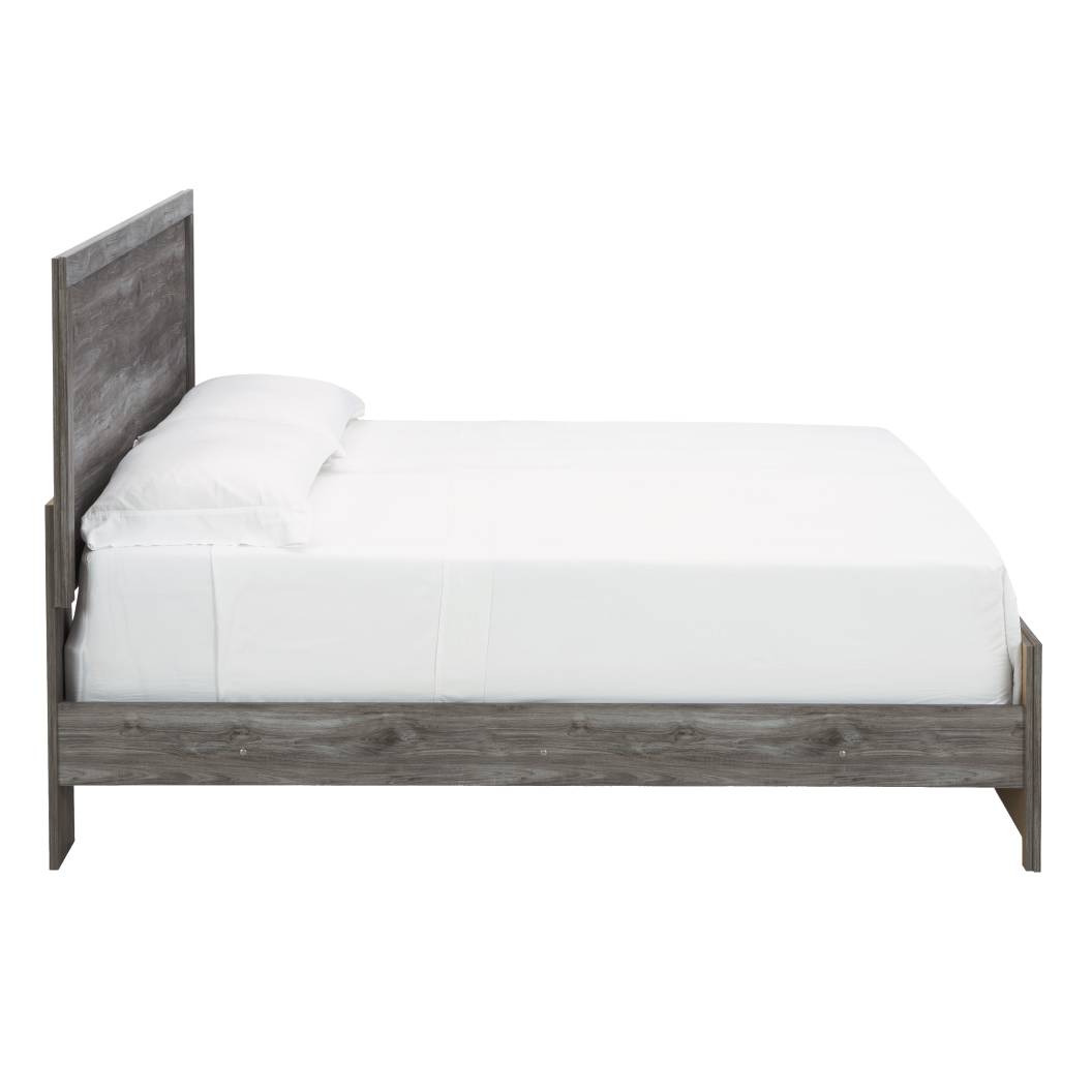 Lit complet en bois/MDF gris foncé Grand / Très grand - Bronyan