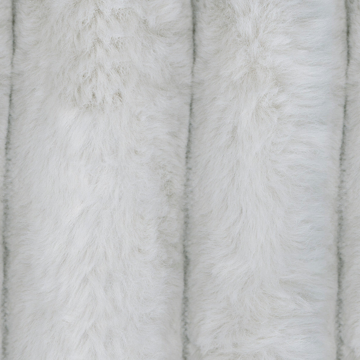 Sectionnel 3 pièces en velours côtelé blanc avec coussins - Stupendous