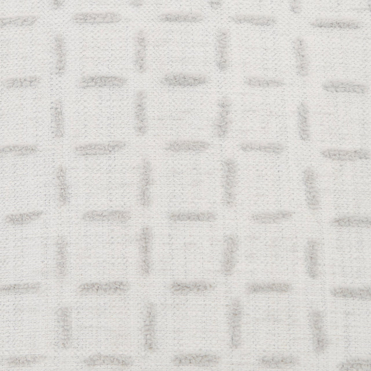 Sectionnel 3 pièces en velours côtelé blanc avec coussins - Stupendous