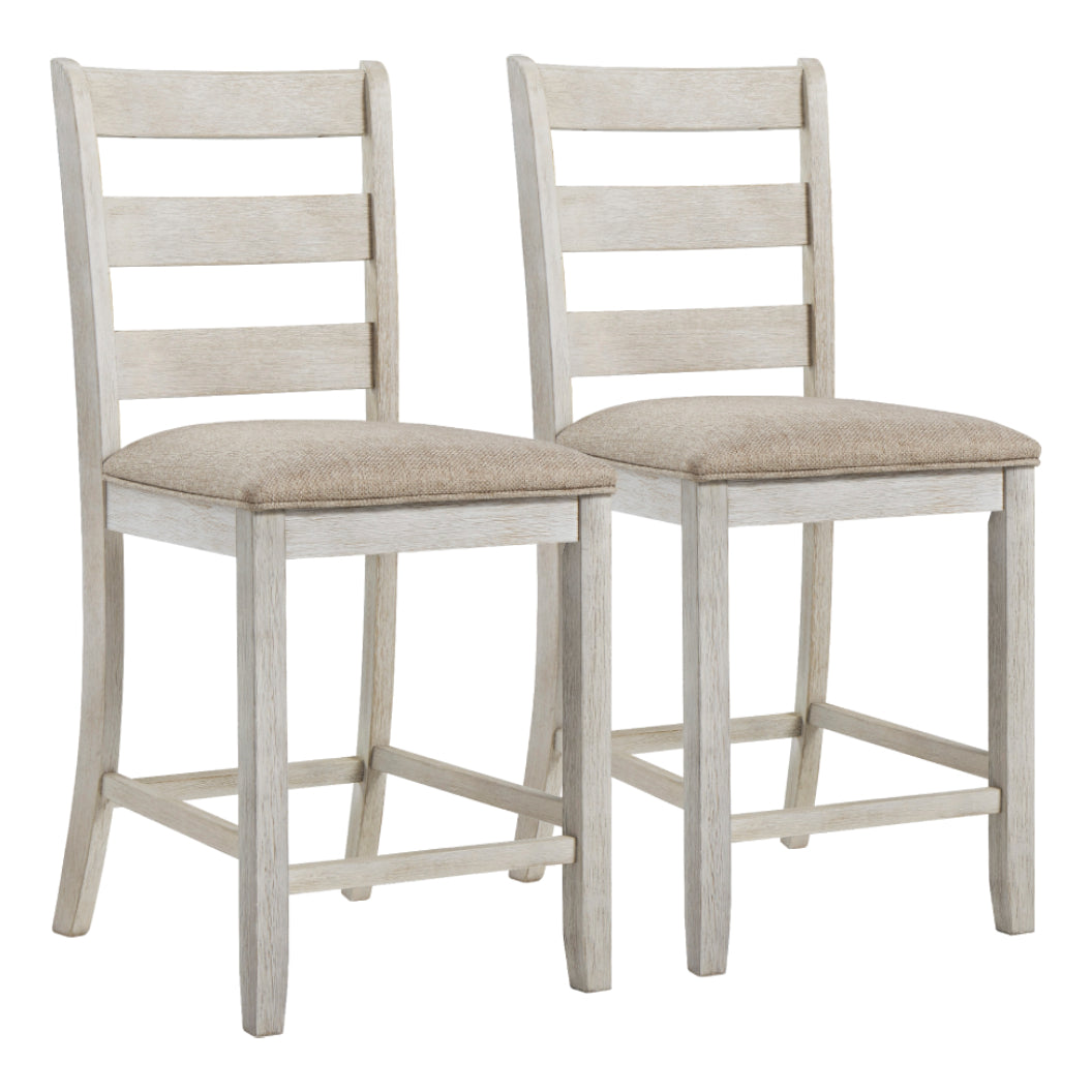 Ensemble de 2 tabourets de bar rembourrés - Skempton